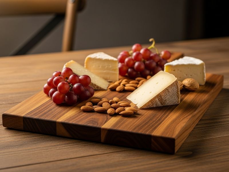 Acacia cutting board rustic and elegant