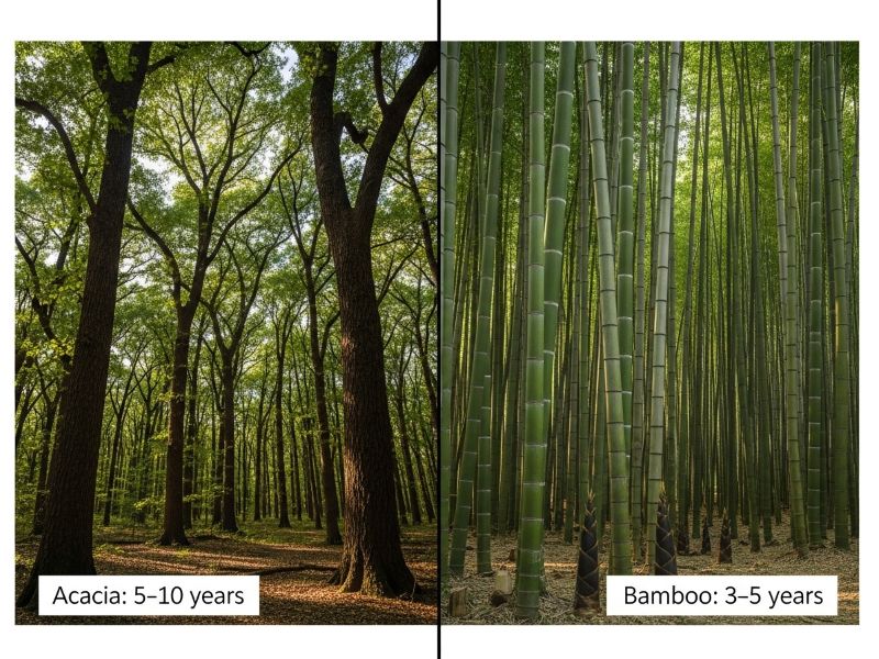 Acacia vs bamboo cutting board sustainability