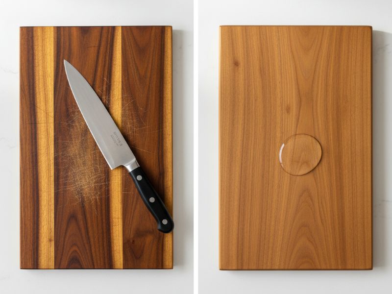 Acacia vs Teak Cutting Board