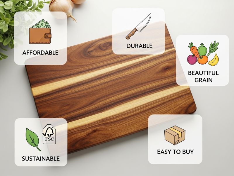 Benefits of acacia cutting board