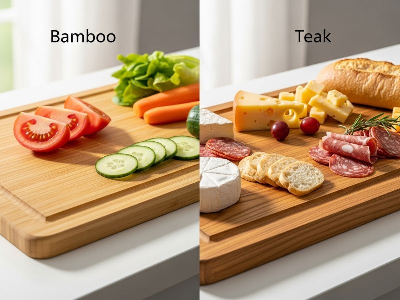Bamboo vs Teak cutting boards
