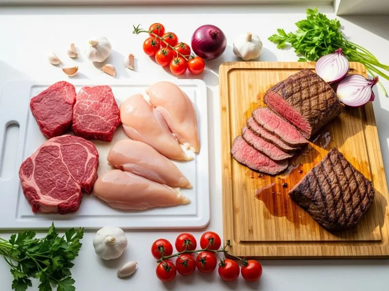 Best cutting board for meat comparison raw vs cooked