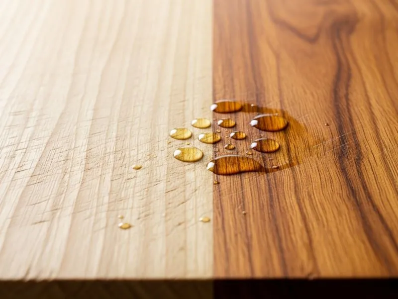How cutting board wood reacts to moisture changes