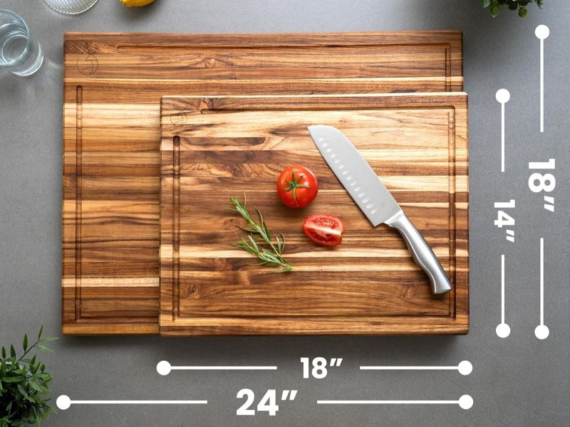 WALDWERK large teak cutting board