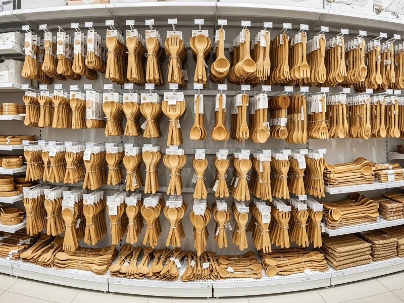 Bamboo utensils – affordable, widely available