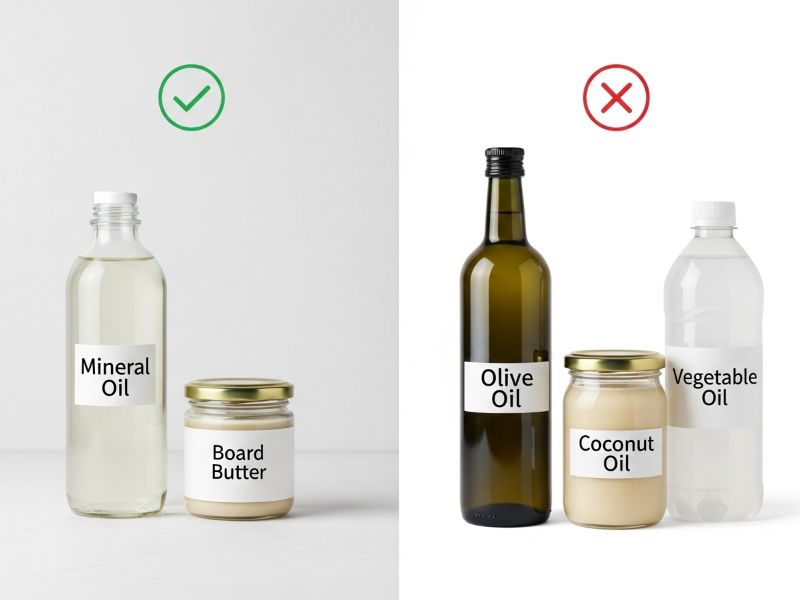 Oil for teak cutting board