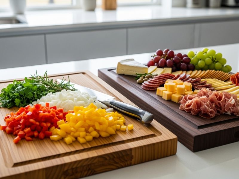 teak vs walnut cutting board