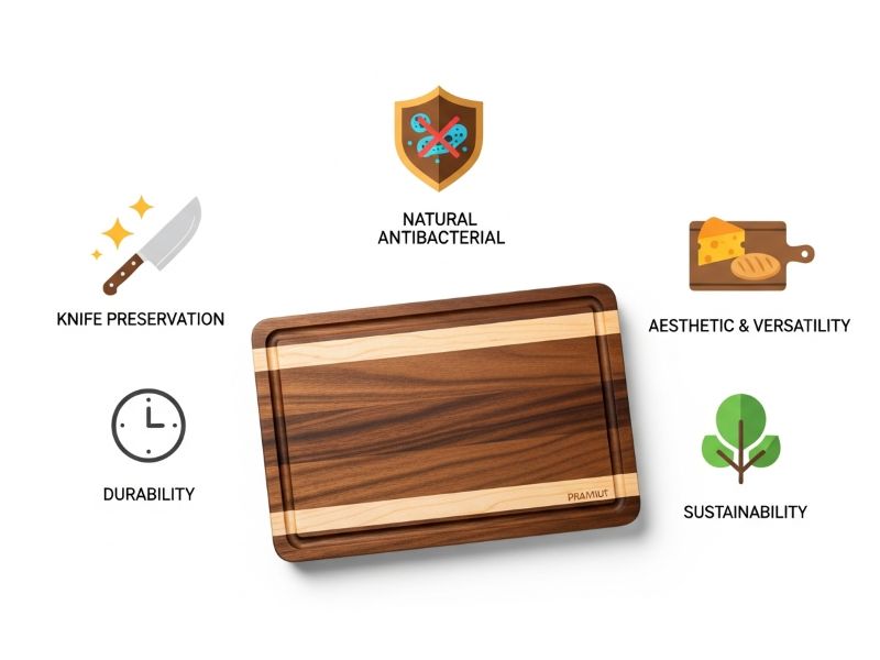 Benefits of wood cutting boards