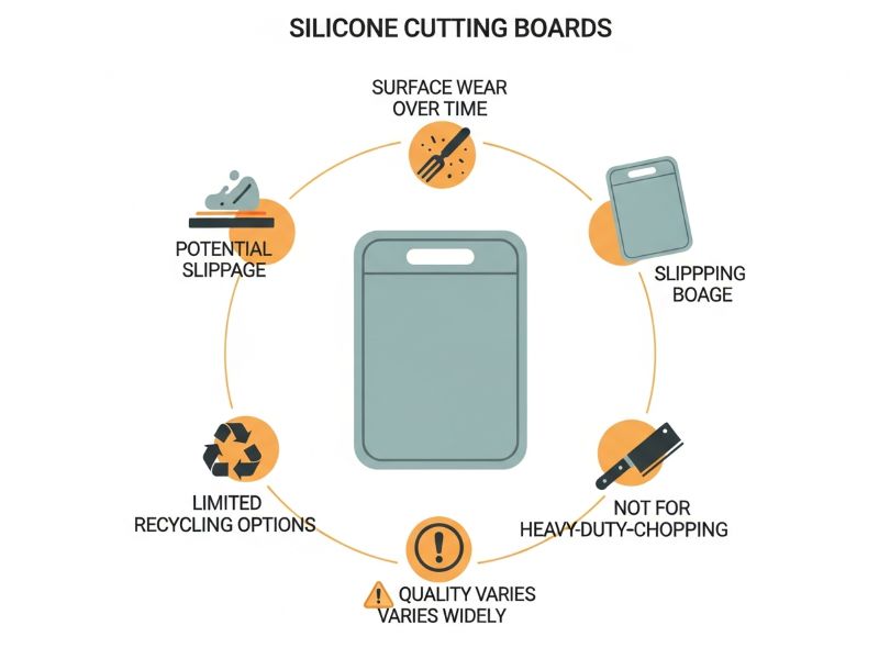 Disadvantages of silicone cutting boards