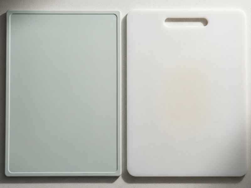 silicone and plastic cutting boards