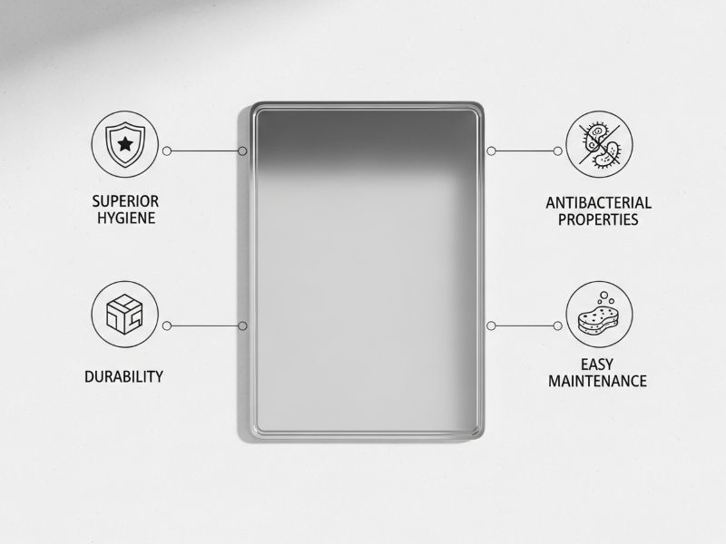 durable stainless steel cutting board