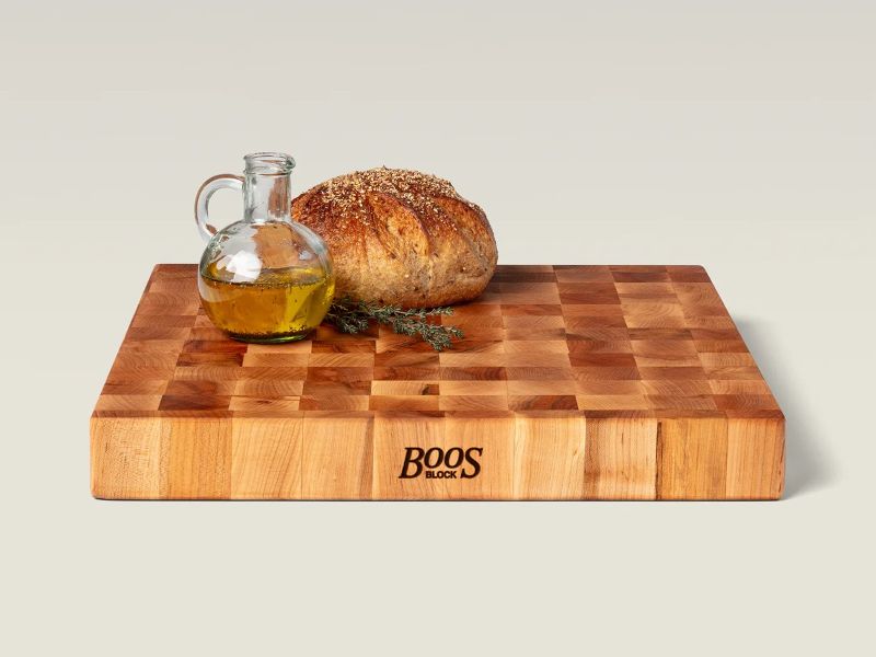 John Boos maple end-grain cutting board
