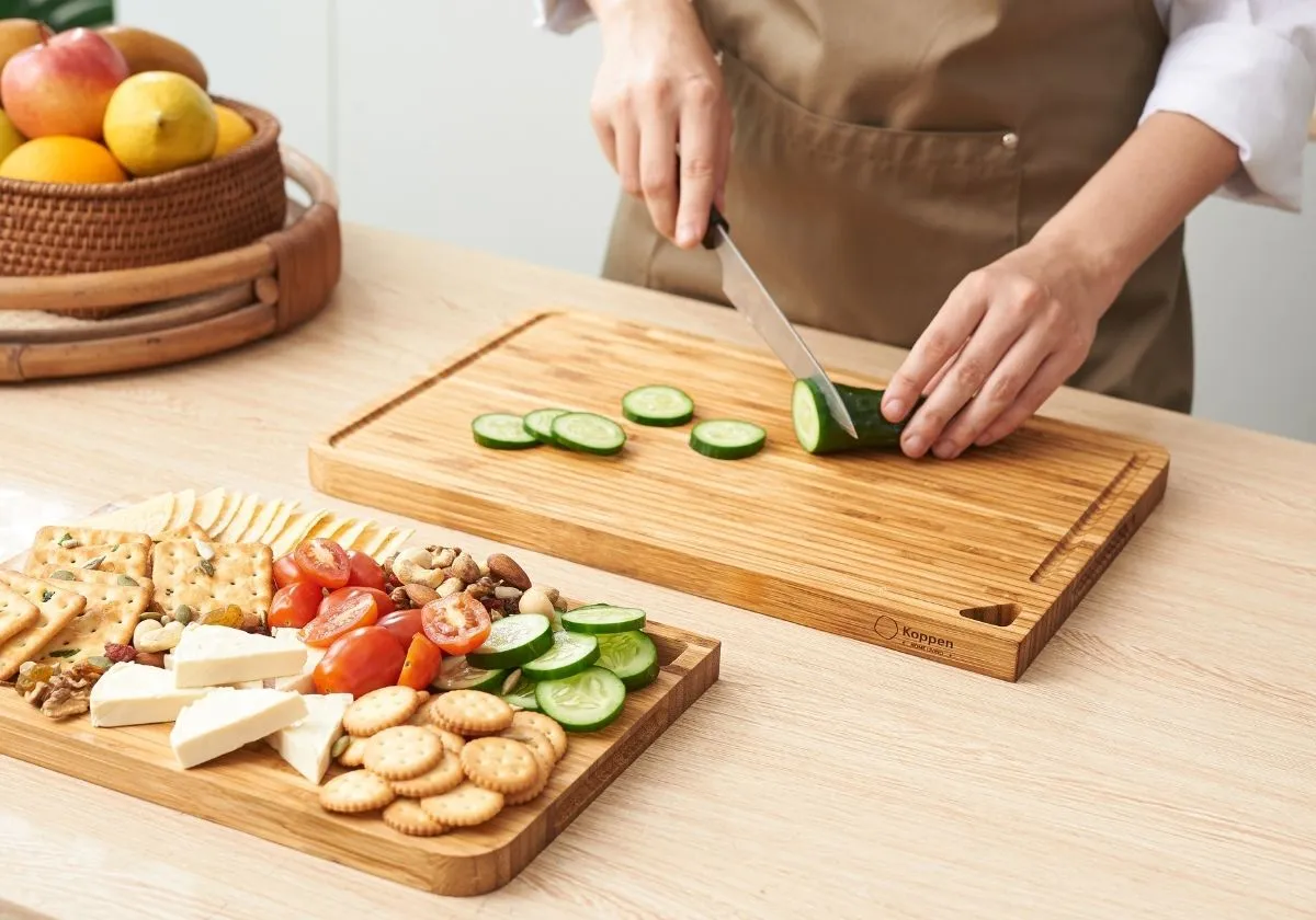Bamboo cutting board eco friendly kitchenware
