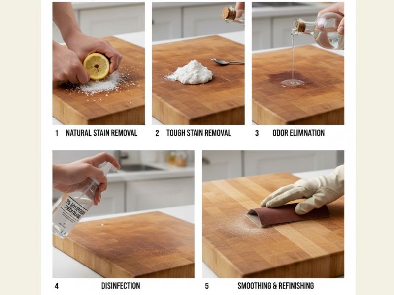 How to clean butcher block
