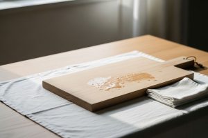 hinoki cutting board care