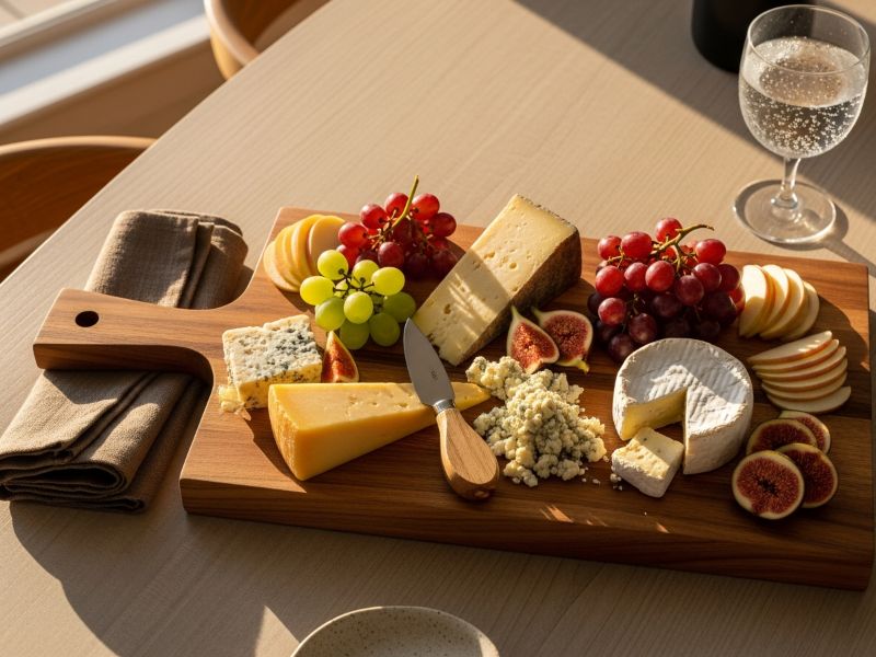 choosing wooden charcuterie board thickness