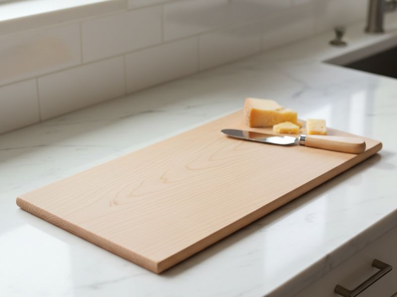 thin wooden charcuterie board