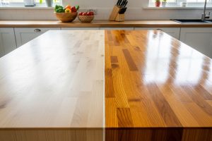how to finish butcher block countertops