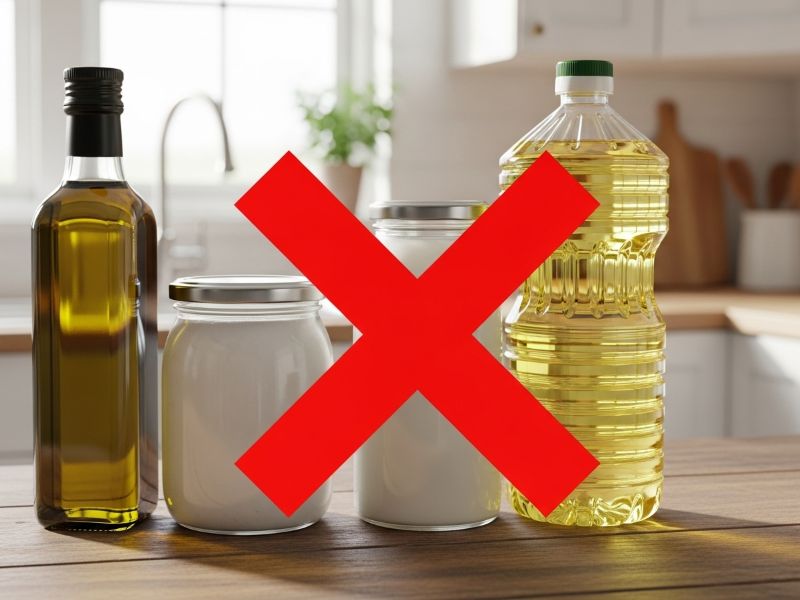 Do not use cooking oils on butcher block