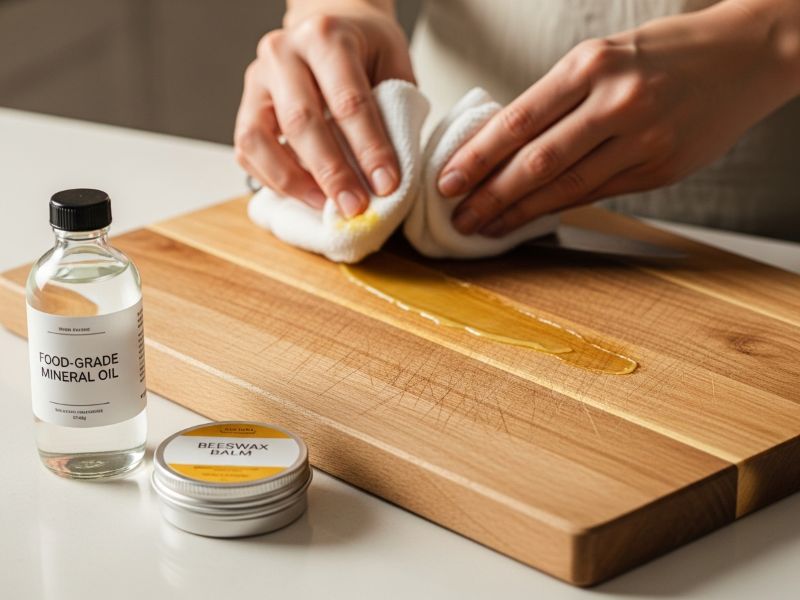 beeswax and mineral oil blend for board care