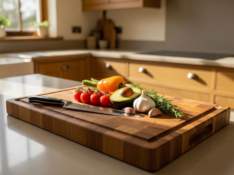 sealing a wooden cutting board