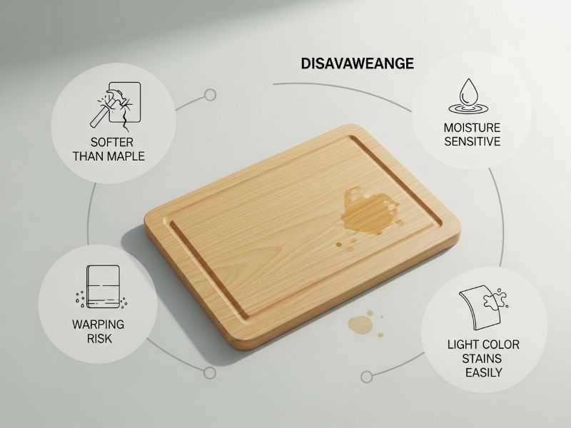 disadvantages of beech cutting boards