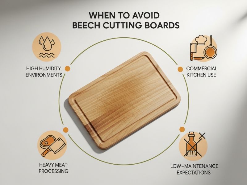 when not to use beech board