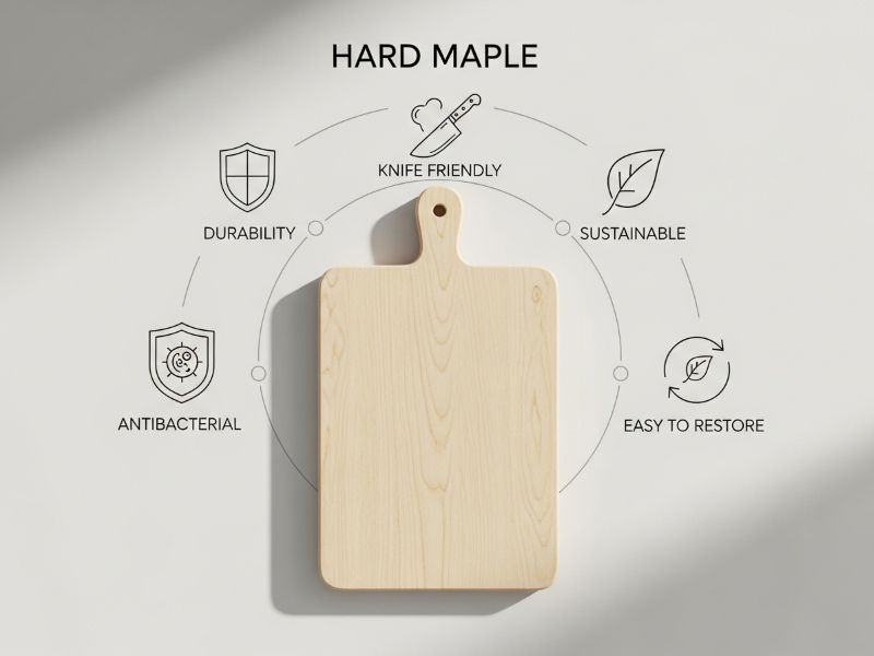 maple cutting board advantages