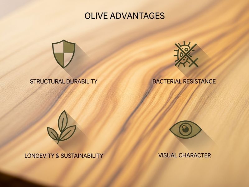 Advantages of olive cutting board