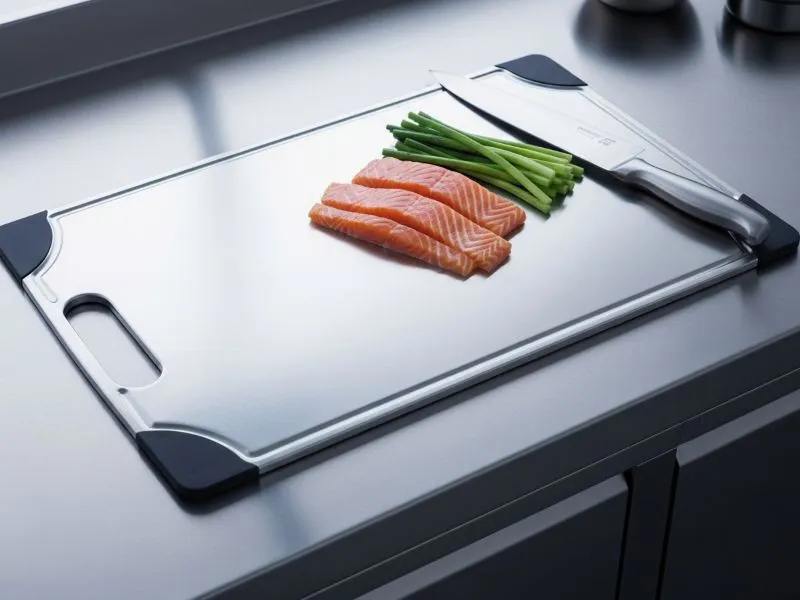 Stainless steel cutting board