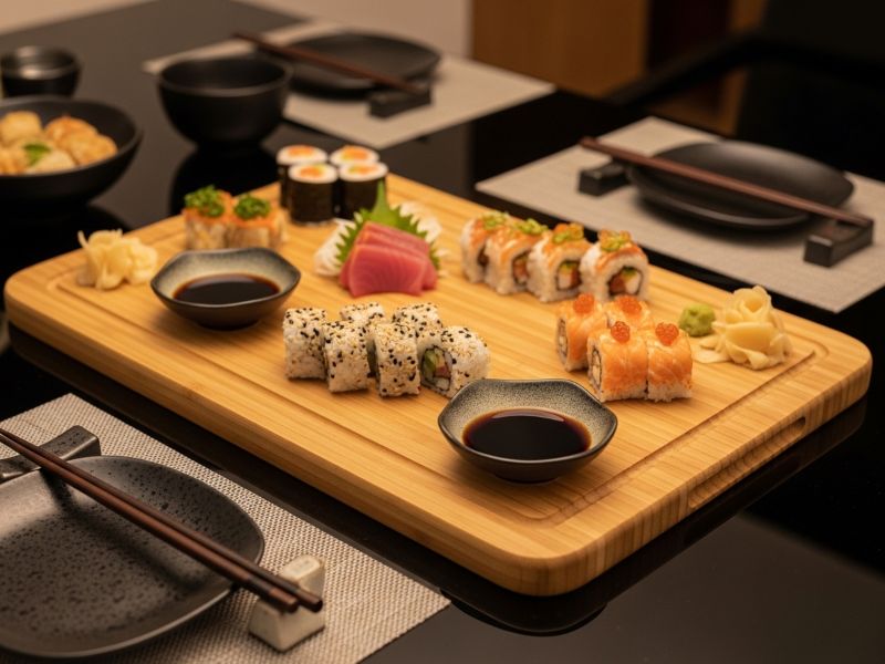 bamboo cutting board eco-friendly option for restaurants