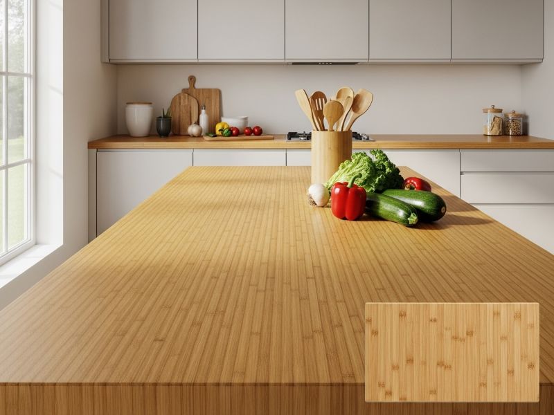 bamboo butcher block countertop