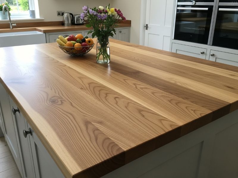 face grain butcher block countertop