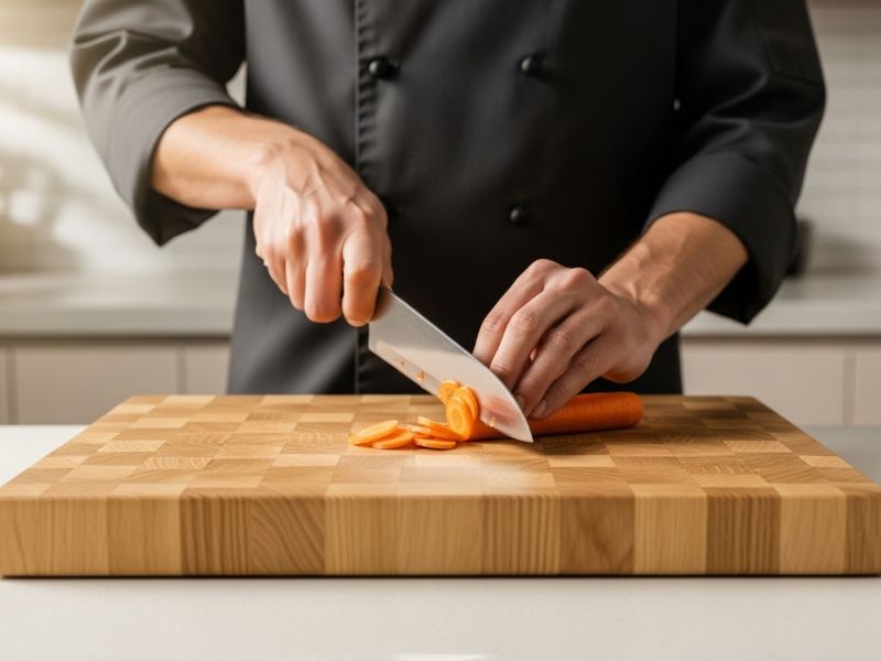 white oak cutting board uses