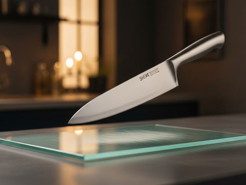Glass cutting board modern kitchen