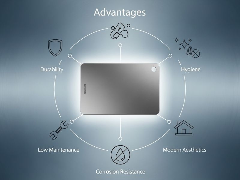 titanium cutting board advantages