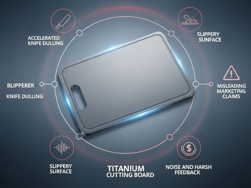 titanium cutting board disadvantages