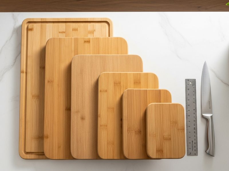 standard cutting board sizes guide