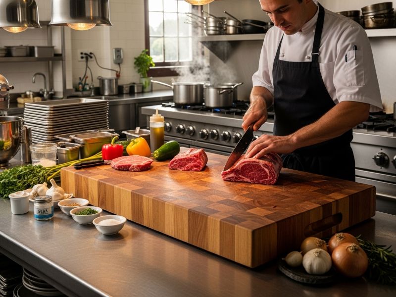 extra-large butcher block cutting board