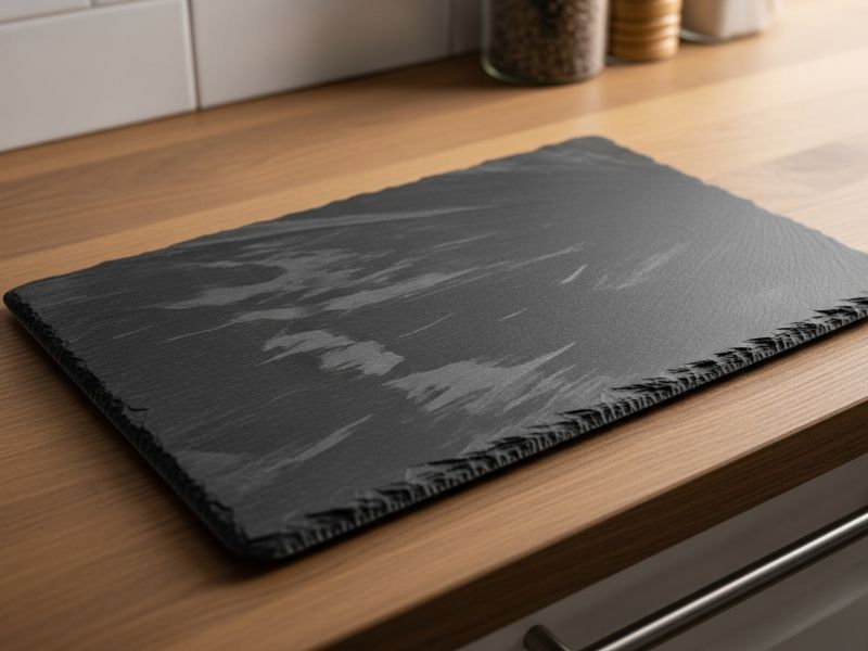 slate cutting board dark rustic