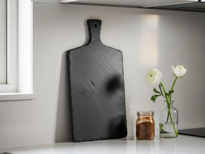 slate cutting board kitchen display