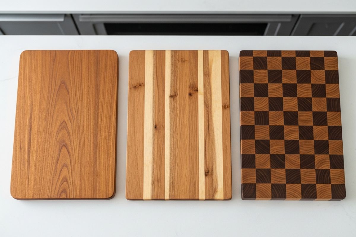 end-grain vs edge-grain cutting board comparison