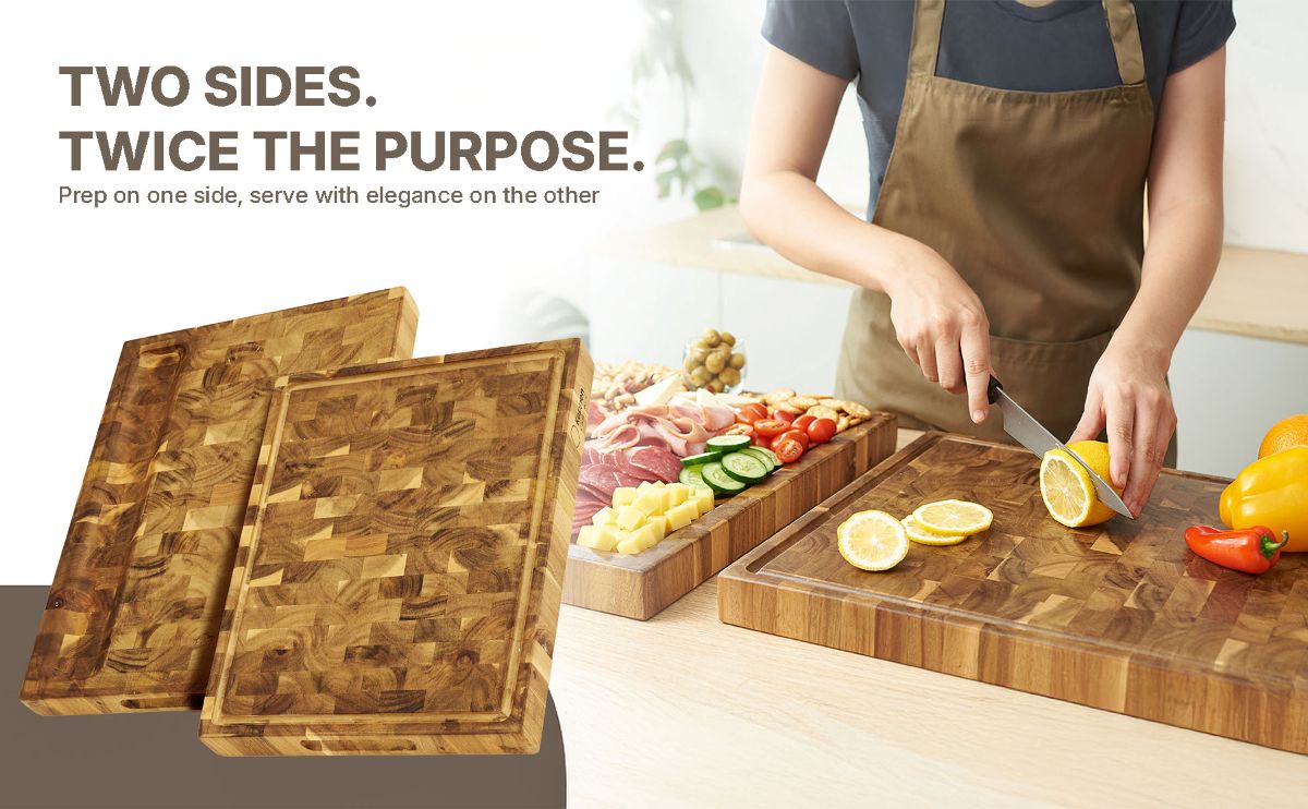Koppen dual-sided cutting board