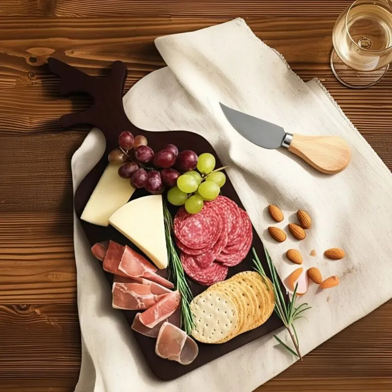 Antler Handle Serving Board