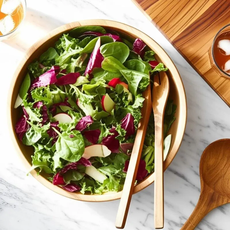 Acacia Wood Salad Bowl – Smooth Finish – 12 inch