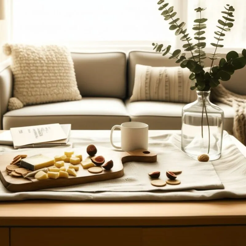 Koppen Loop Handle Serving Board – Acacia Wood