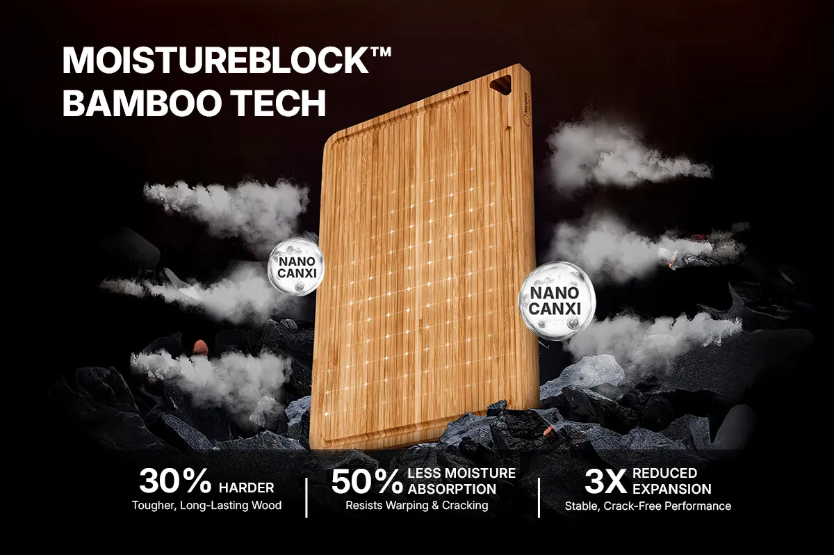 Moisture Block Bamboo Tech – A New Standard in Premium Cutting Boards