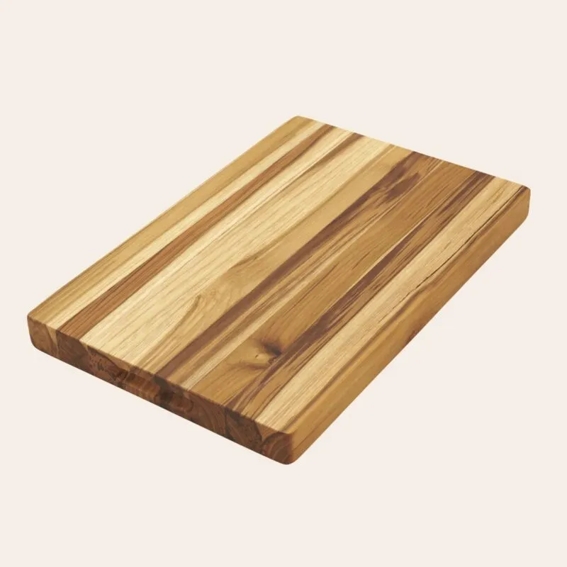 Teak Edge Grain Cutting Board - Size 17x13x1.5 inch